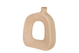 Brown Ceramic Florer 30x11x30 cm