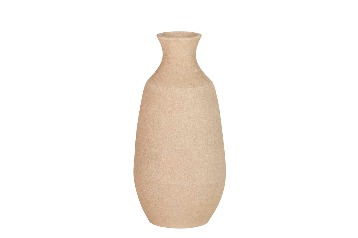 Vase en céramique brun 23x23x40 cm