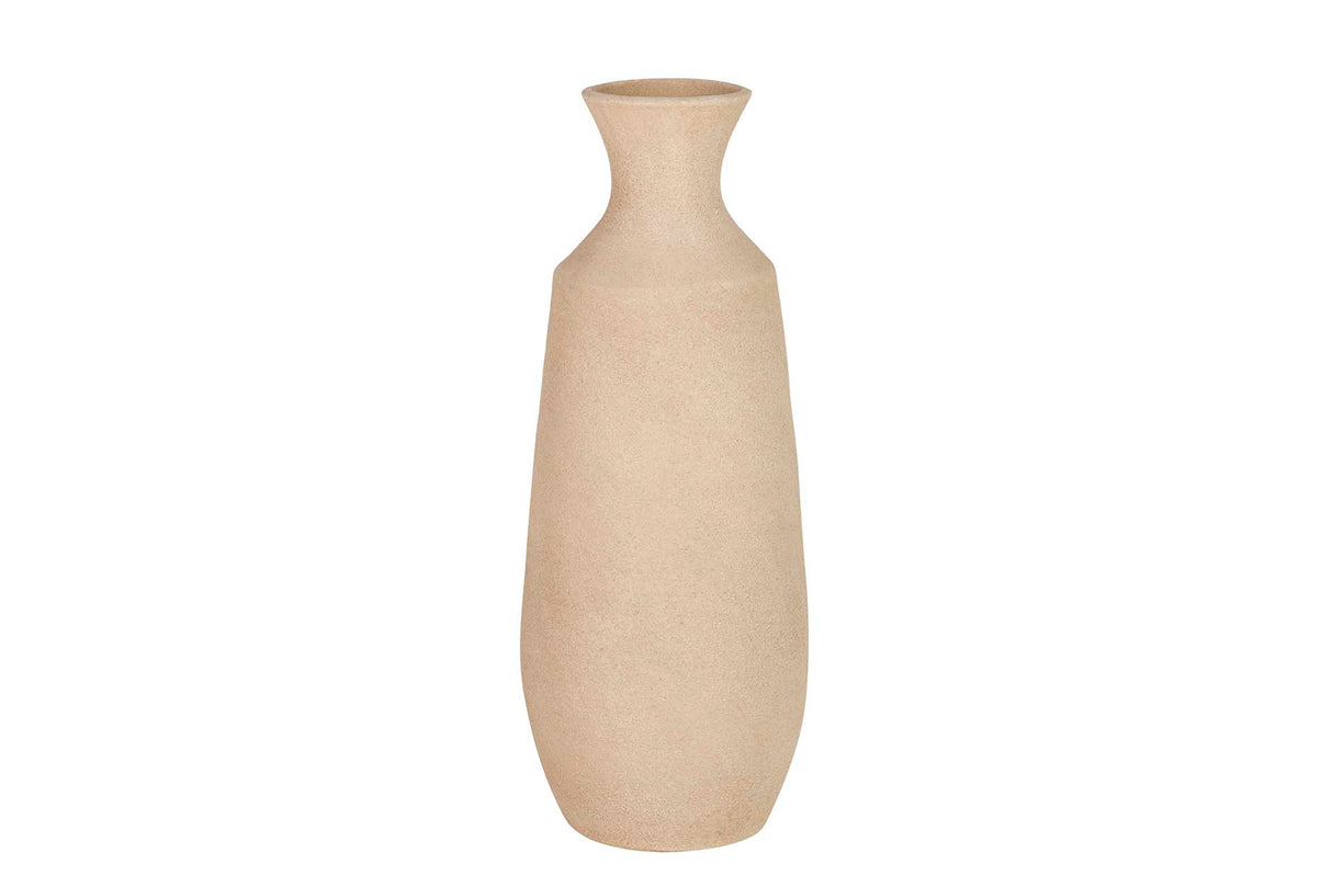 Vase en céramique brun 25x25x60 cm