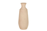 Vase en céramique brun 25x25x60 cm