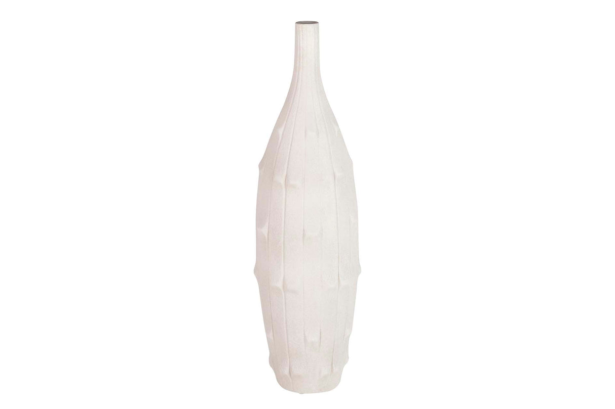 Céramique beige Florero 24x24x85 cm