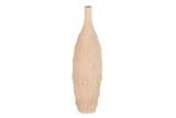 Brown Ceramic Florero 24x24x85 cm