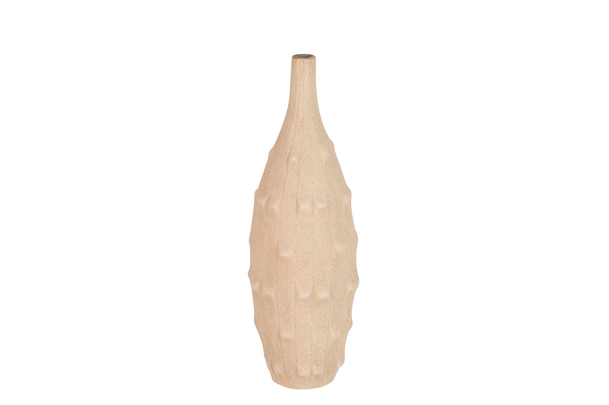 Vase en céramique brun 20x20x65 cm