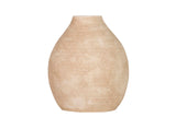 FLORERO CERAMICA BEIGE 23x23x28 CM