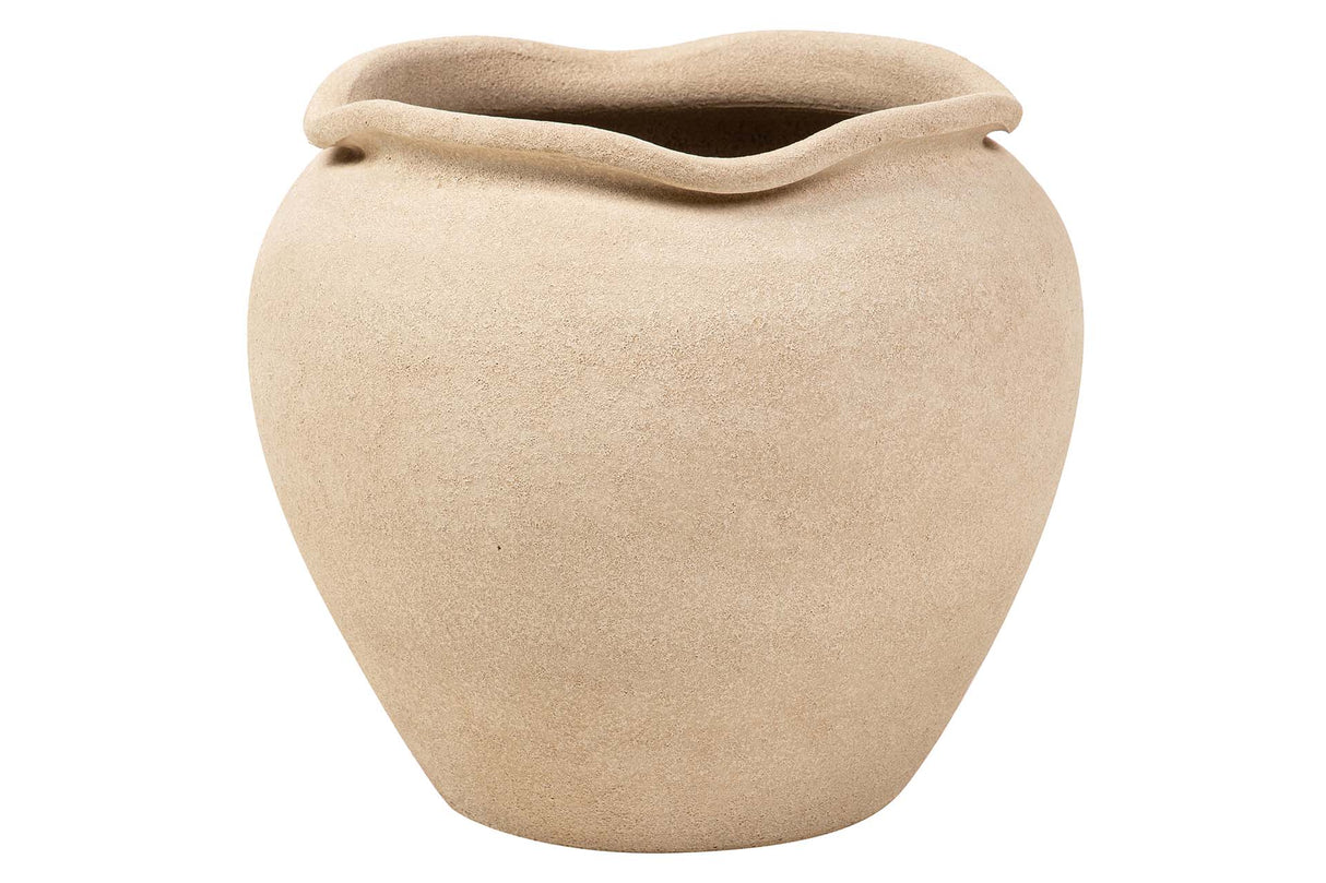 MACETERO CERAMICA MARRON 39x39x38 CM