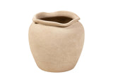 MACETERO CERAMICA MARRON 34x34x33 CM