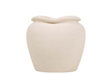 MACETERO CERAMICA BEIGE 31x31x28 CM