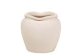 MACETERO CERAMICA BEIGE 31x31x28 CM
