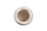 MACETERO CERAMICA BEIGE 23x23x19 CM