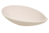 CENTRO DE MESA CERAMICA BEIGE 42x23x8 CM