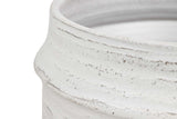 MACETERO CERAMICA BLANCO 34x34x33 CM