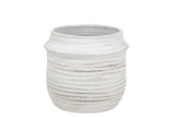 MACETERO CERAMICA BLANCO 31x31x28 CM