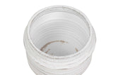 MACETERO CERAMICA BLANCO 23x23x19 CM