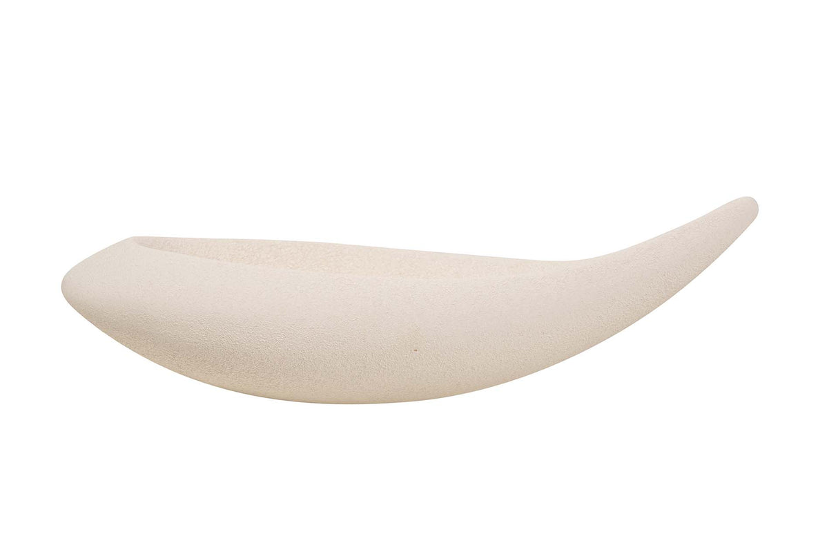 CENTRO DE MESA CERAMICA BEIGE 48x23x40 CM