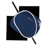 Mur de métal noir 66x6x81 cm