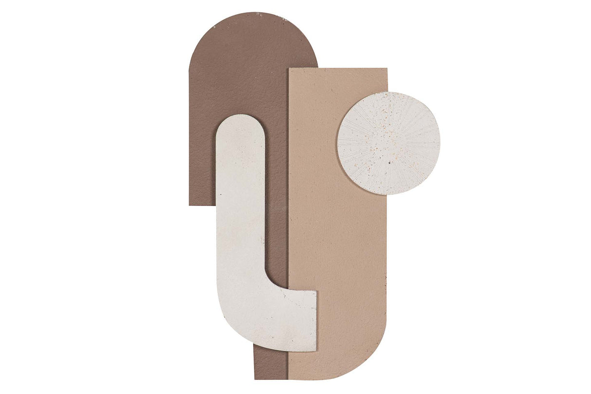 Braune Metallwand Origin 41x2x60 cm