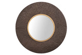 Miroir en métal brun doré 85x8x85 cm