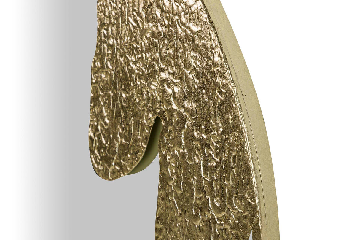 ESPEJO METAL DORADO 76x3x76 CM