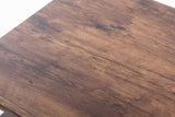 MESA AUXILIAR MADERA VINTAGE 60x60x40 CM