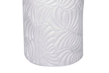 Vaso in ceramica d'argento 13x13x30 cm