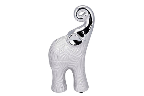 Plattierter Keramik -Elefant Abbildung 13x7x25 cm