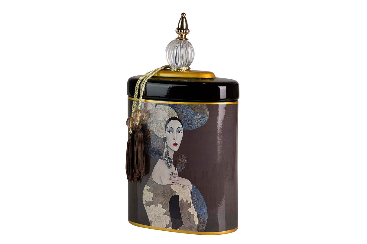 Céramique Tibor femme 21x11x38 cm