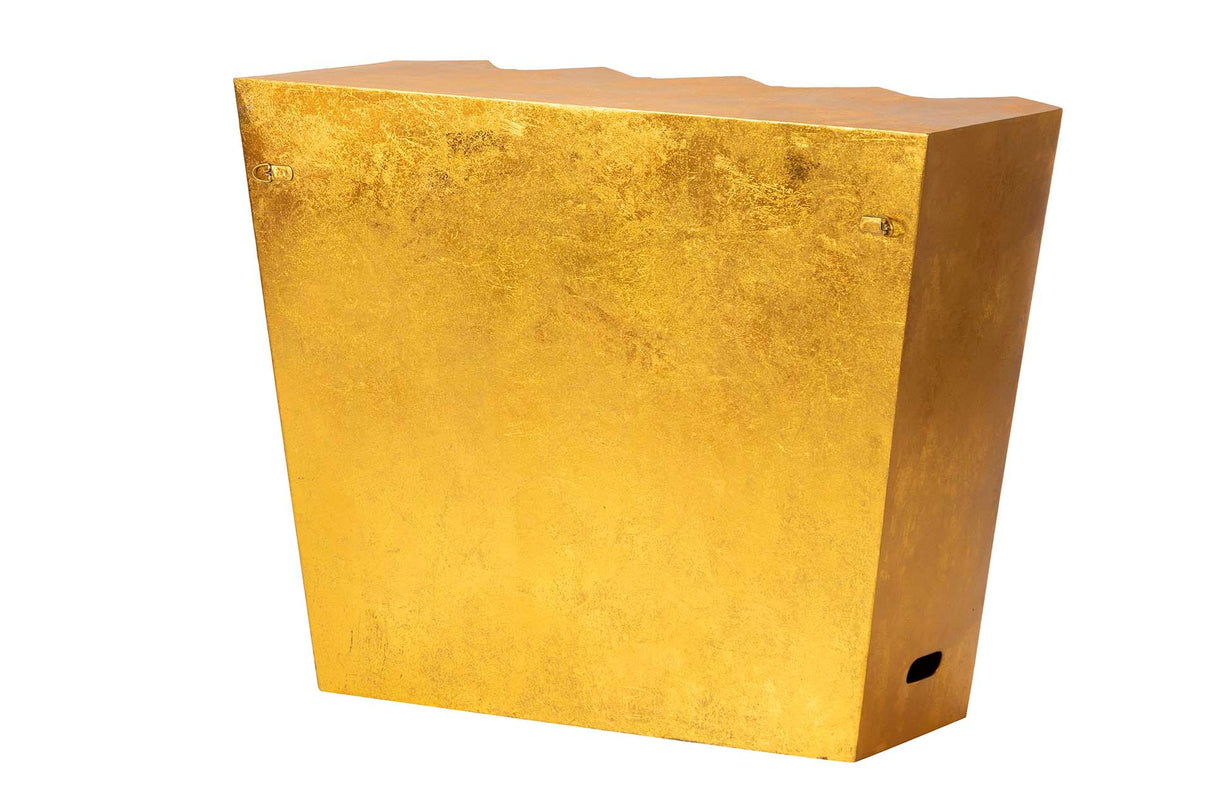 Goldmetallkonsole 92x46x76 cm