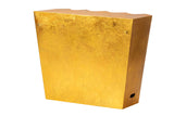 Console de metal dourado 92x46x76 cm