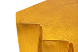 Console de metal dourado 92x46x76 cm