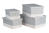 Set 4 caselle 40x30x20/36x26x18/32x22x16/28x19x14 cm