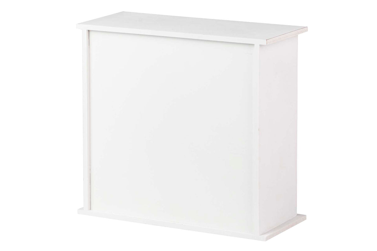 Diazza di gioielliere in legno bianco 24x12x22 cm