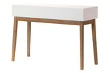 Tamanho do console de madeira 3 gavetas 110x40x78 cm