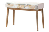 Dimensione della console di legno 3 cassetti 110x40x78 cm