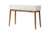 Tamanho do console de madeira 3 gavetas 110x40x78 cm