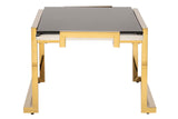 Table centrale en acier inoxydable. Novosibirsk 120x60x45 cm