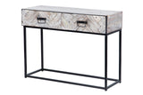 Console mango-metallo 100x38x76 cm