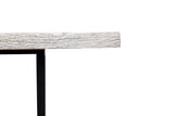 MESA COMEDOR MADERA MANGO-METAL 160x90x76 CM