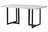 MESA COMEDOR MADERA MANGO-METAL 160x90x76 CM