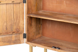 Cabinet High Wood Mango-Metal 88x40x160 cm