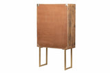 Cabinet Haut Wood Mango-Metal 88x40x160 cm