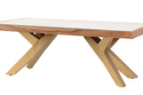 MESA DE CENTRO MADERA METAL MUMBAI 125x65x45 CM