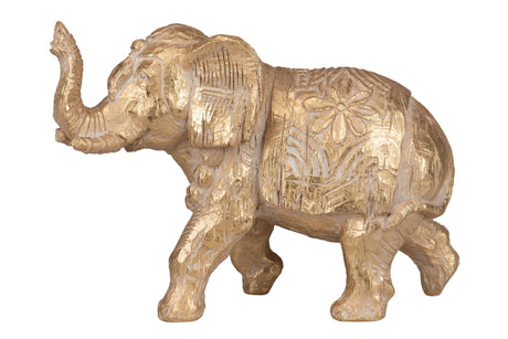 Goldharzelefant 36x15x25 cm