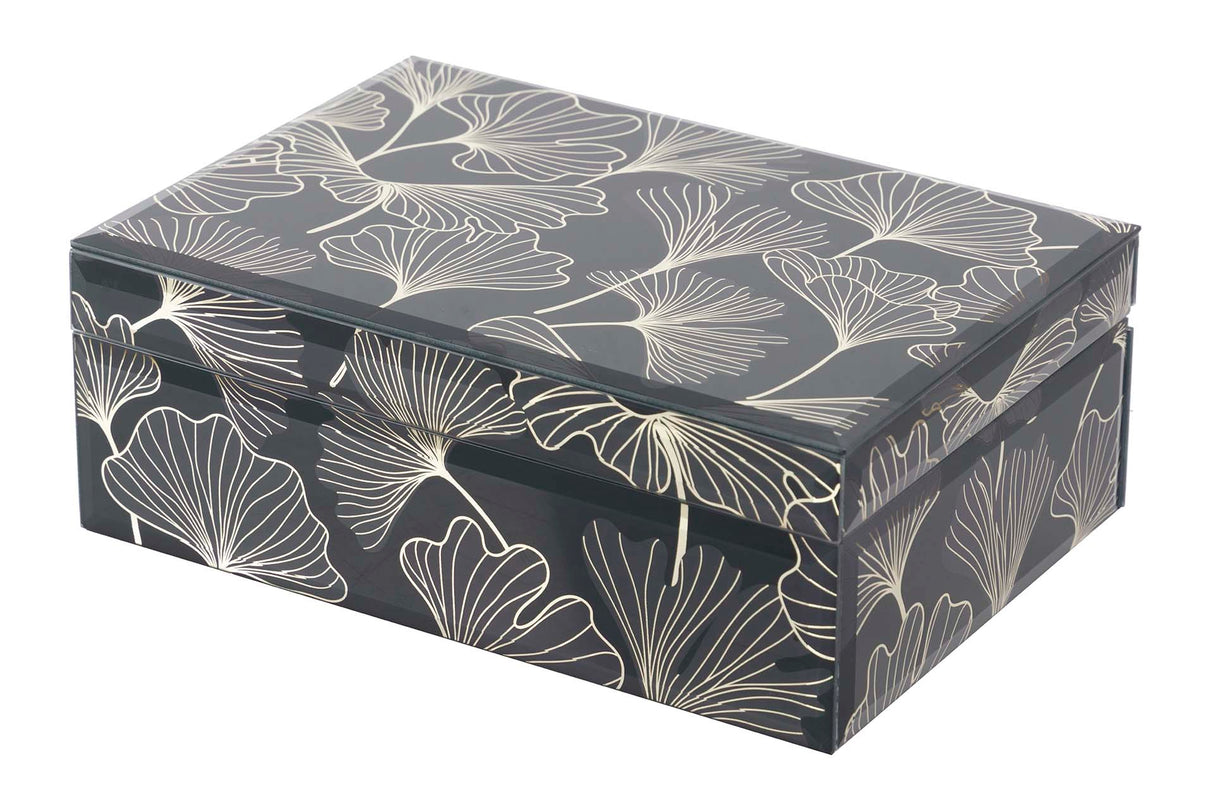 CAJA CRISTAL IMPRESION FOIL 26x18x10 CM