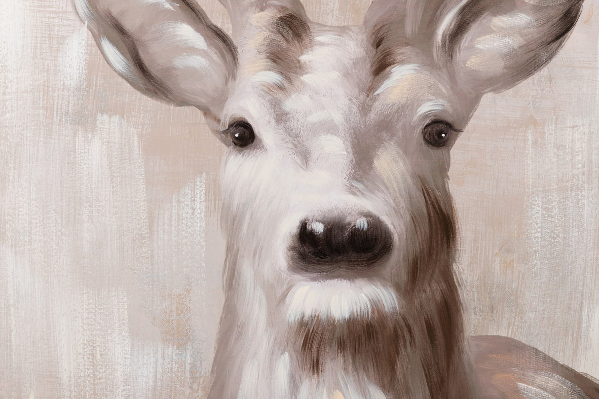 Veado de tabela com quadro 80x3,5x120 cm