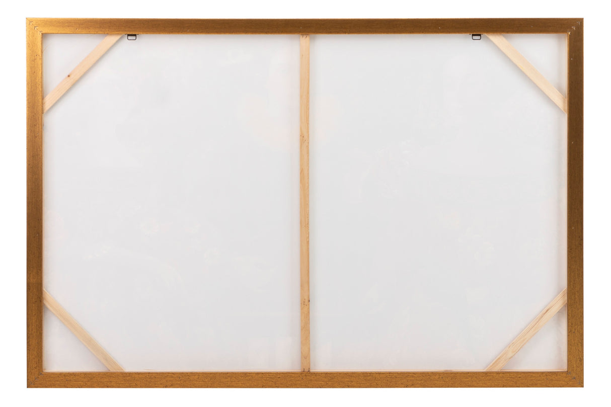 Tabelle mit Golder Frame 120x3,5x80 cm