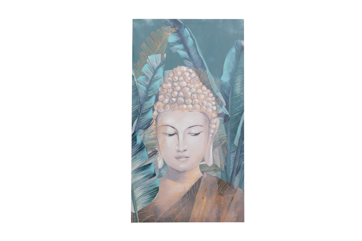 Setzen Sie 2 Budha -Leinwände 50x3x90 cm