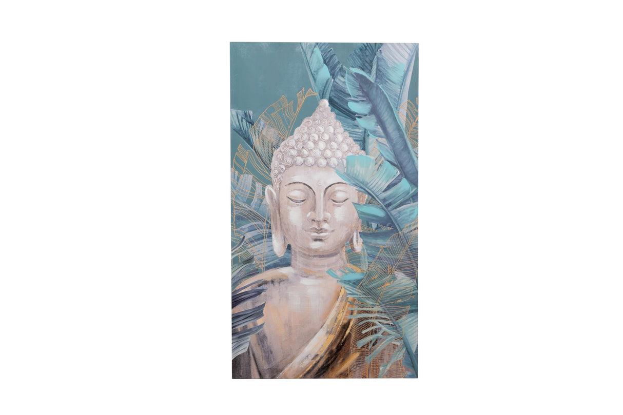 Setzen Sie 2 Budha -Leinwände 50x3x90 cm