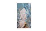 Setzen Sie 2 Budha -Leinwände 50x3x90 cm
