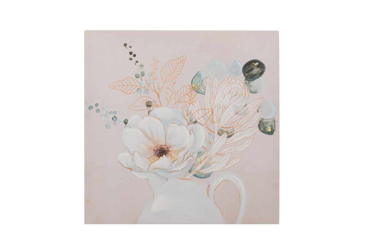 SET 2 LIENZOS FLORES 60x3x60 CM