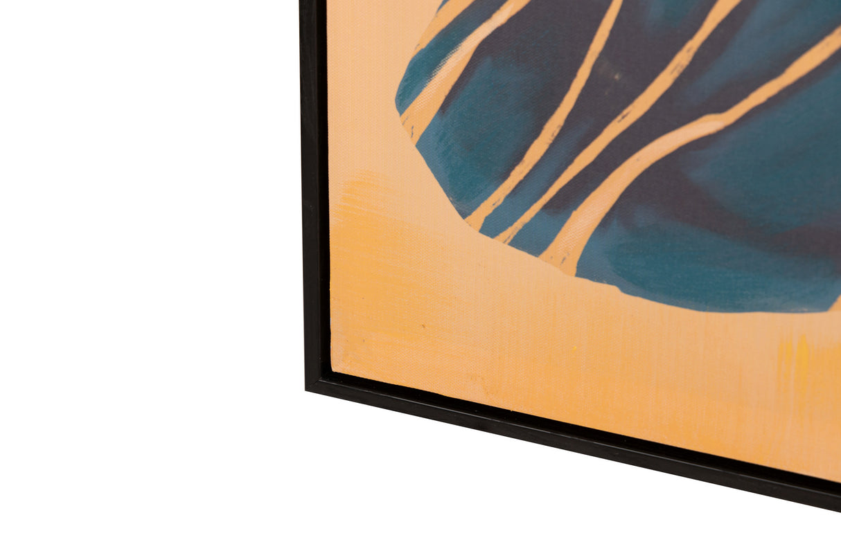 Defina 2 borboletas com quadro preto 90x4x60 cm